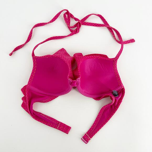 Aerie pink polka dot bikini top 34B - Picture 3 of 5